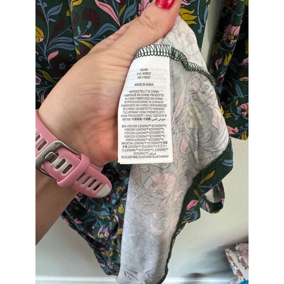 Boden Jersey Floral Long Sleeve Dress - Picture 5 of 6